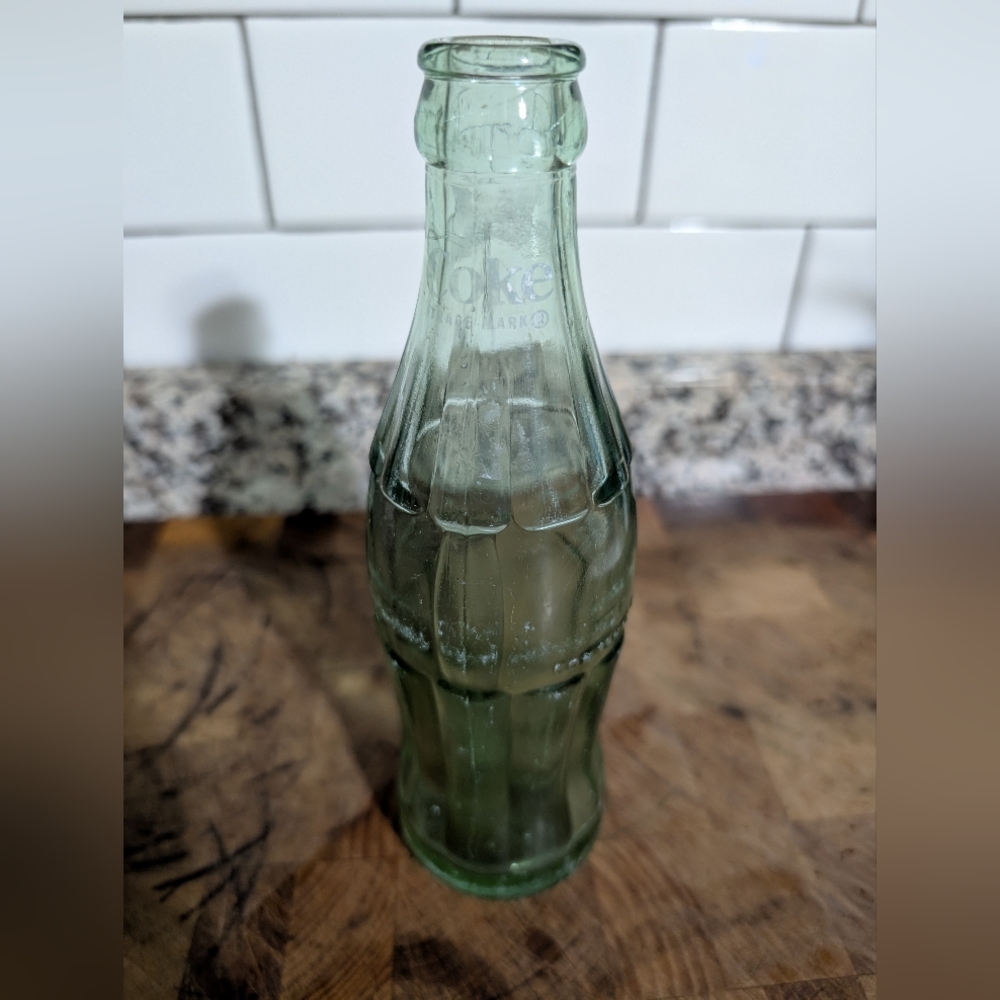 Vintage Coke Bottle Green Glass